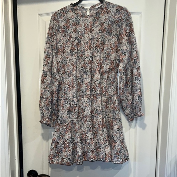 Storia Tiered Ruffle Floral Mini Dress - Picture 1 of 6